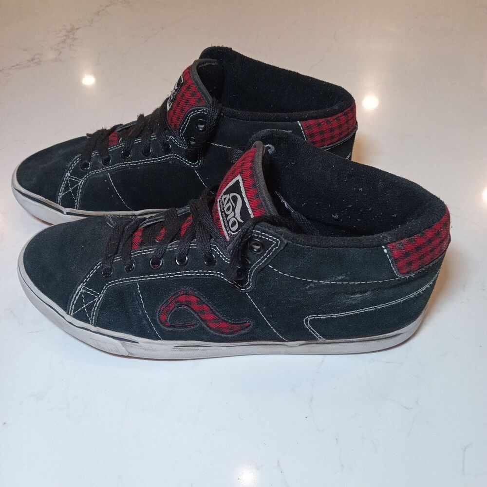 Vintage Adio Kenny Anderson Skate Shoes Men’s Sz 11 Black & Red Suede Y2K RARE
